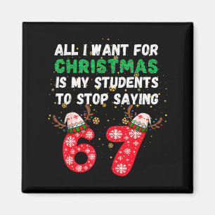 Aimant Tout ce que je veux pour Noël c'est que mes étudia
