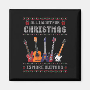 Aimant Tout Ce Que Je Veux Pour Noël Est Plus De Guitares