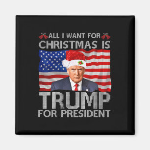 Aimant Tout Ce Que Je Veux Pour Noël Est Trump Pour Le Pr
