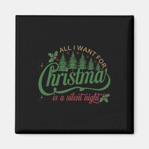 Aimant Tout Ce Que Je Veux Pour Noël Est Une Famille De N