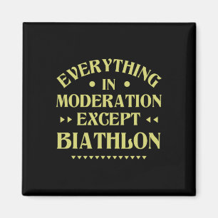 Aimant Tout En Modération Sauf Biathlon Funny Bia