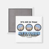 Aimant Tout est dans ton attitude (Recto/Verso)