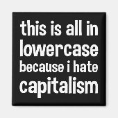 Aimant tout est en minuscules parce que je déteste le cap (Devant)