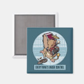 Aimant Tout est sous contrôle Bandicoot One Man Band (Recto/Verso)