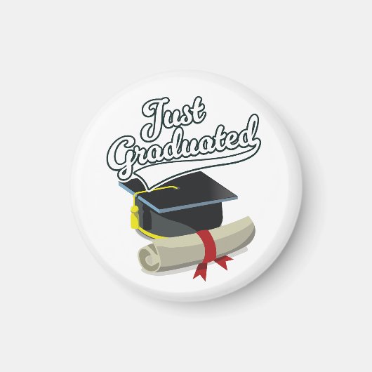 Aimant Tout juste diplômé !  (Devant)