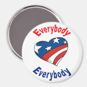 Aimant Tout le monde aime tout le monde (Recto/Verso)