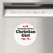 Aimant Tout le monde aime une fille chrétienne (In Situ (Lave-vaisselle))