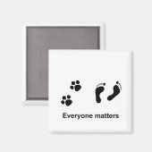 Aimant Tout le monde compte (Recto/Verso)