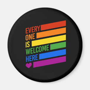 Aimant Tout le monde est bienvenu ici
