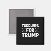 Aimant Tout-petits pour Trump Élection du président améri (Recto/Verso)