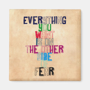 Aimant Tout que vous voulez est de l'autre côté de la