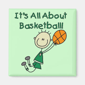Aimant Tout sur les t-shirts et cadeaux de basket-ball