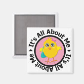 Aimant Tout Sur Moi Chick (Rose) (Recto/Verso)