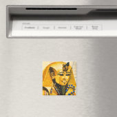 Aimant Toutankhamon masque or aquarelle (In Situ (Lave-vaisselle))
