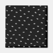 Aimant Toute image téléchargée, toute conception ou tout  (Devant)