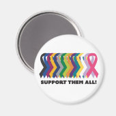 Aimant Toute la sensibilisation au cancer (Recto/Verso)