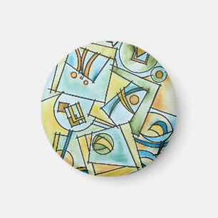 Aimant Toutes formes et tailles - Art géométrique moderne