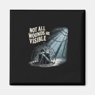 Aimant Toutes les blessures ne sont pas visibles_la perso