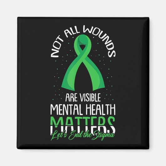 Aimant Toutes les blessures ne sont pas visibles Sensibil (Devant)