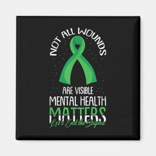 Aimant Toutes les blessures ne sont pas visibles Sensibil