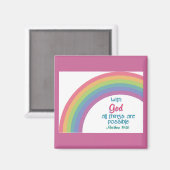 Aimant Toutes les choses sont possibles (Recto/Verso)