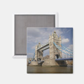 Aimant Tower Bridge et la Tamise, Londres, (Recto/Verso)