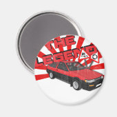 Aimant Toyota Corolla AE86 (Recto/Verso)