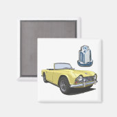 Aimant TR4 jaune (Recto/Verso)