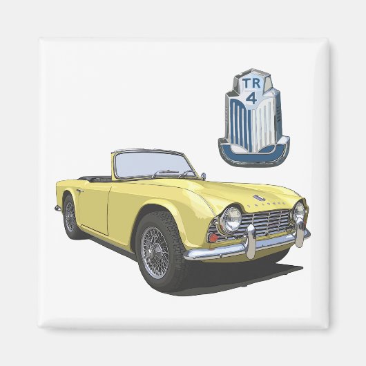Aimant TR4 jaune (Devant)