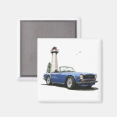 Aimant TR6 bleu (Recto/Verso)