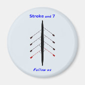 Aimant Tracé de remorquage sept sièges (Devant)