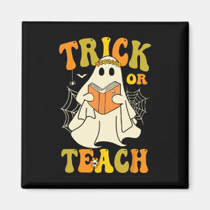 Aimant Trace Ou Enseigner Super Halloween Fantôme Floral