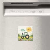 Aimant Tracteur/exploitation agricole personnalisé (In Situ (Lave-vaisselle))