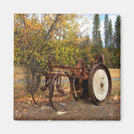 Aimant tracteur historique... (Devant)