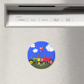 Aimant Tracteurs de baiser sous les coeurs (In Situ (Lave-vaisselle))