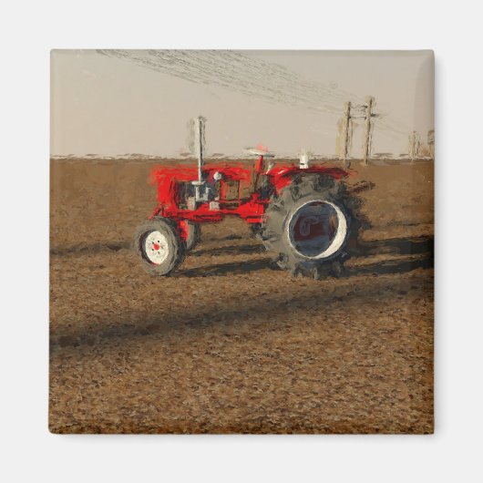 Aimant Tractor y tierras (Devant)