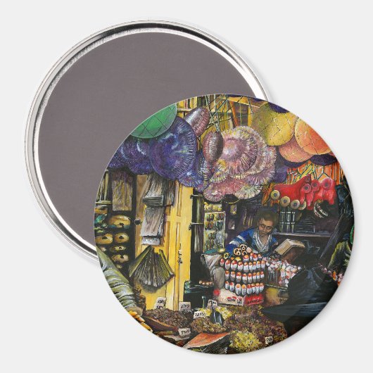 Aimant Traditions du commerce ancien, Jérusalem (Recto/Verso)