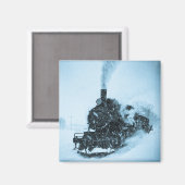 Aimant Train à neige (Recto/Verso)