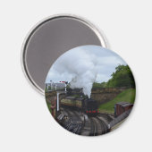 Aimant Train à vapeur classique (Recto/Verso)