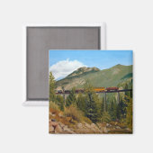 Aimant Train à vapeur Ma Georgetown Colorado (Recto/Verso)