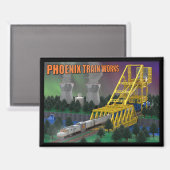 Aimant Train atomique PTW (Recto/Verso)