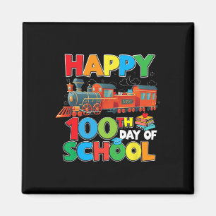 Aimant Train Chemin de Fer Joyeux 100ème Jour d'École Enf