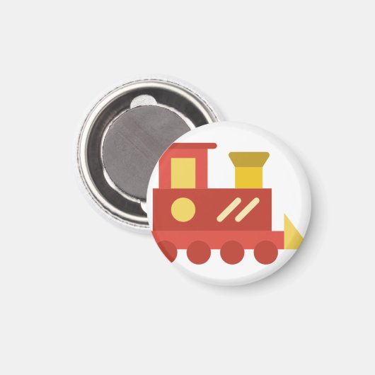 Aimant train de jouets (Recto/Verso)