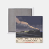 Aimant Train de nuit pour Oxford (Recto/Verso)