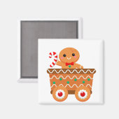 Aimant Train de pain d'épices (Recto/Verso)