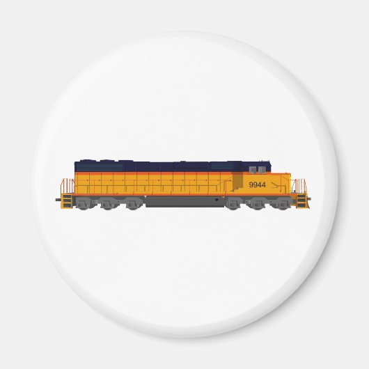 Aimant Train Engine : Classic Color Scheme : (Devant)