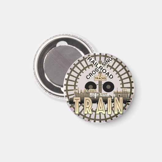 Aimant Train ferroviaire (Recto/Verso)