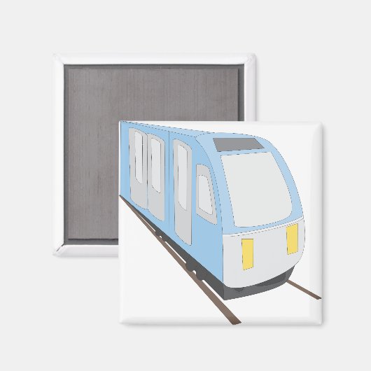 Aimant Train ferroviaire (Recto/Verso)