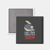 Aimant Train - Je suis un train (Recto/Verso)