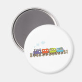 Aimant Train sur piste (Recto/Verso)